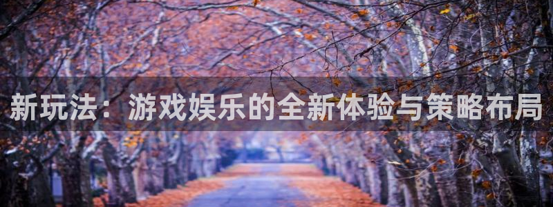 意昂2登录入口：新玩法：游戏娱乐的全新体验与策略布局